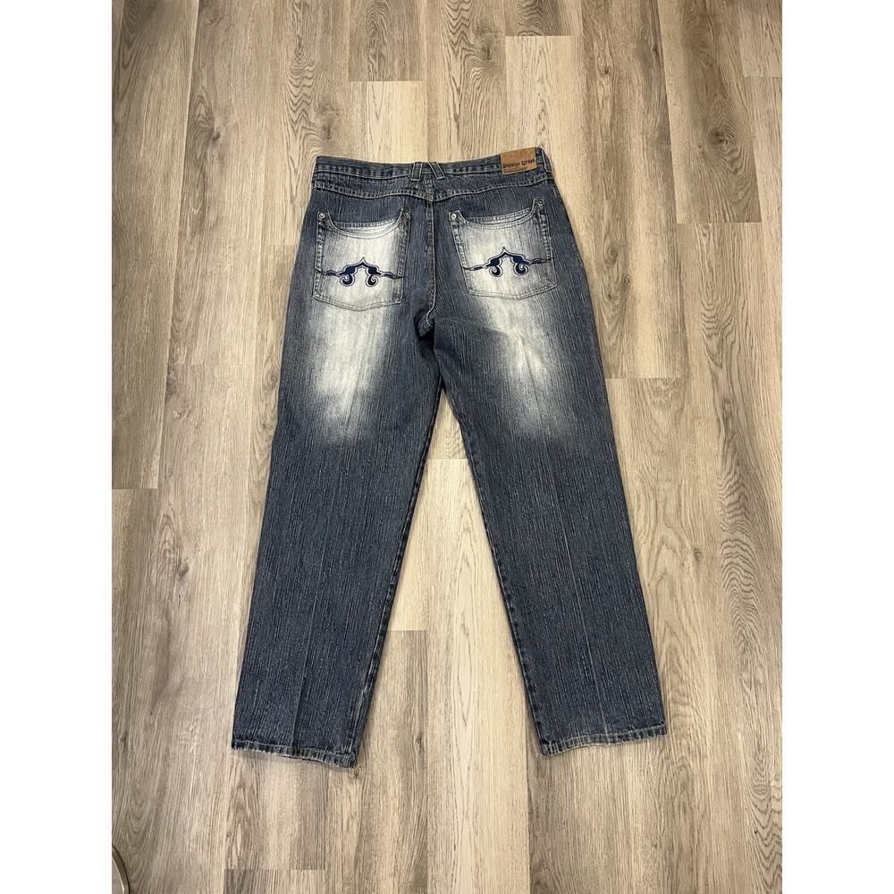 Vintage Brooklyn Express Jeans Pants 40x34 Y2K Hip Hop Baggy Mens